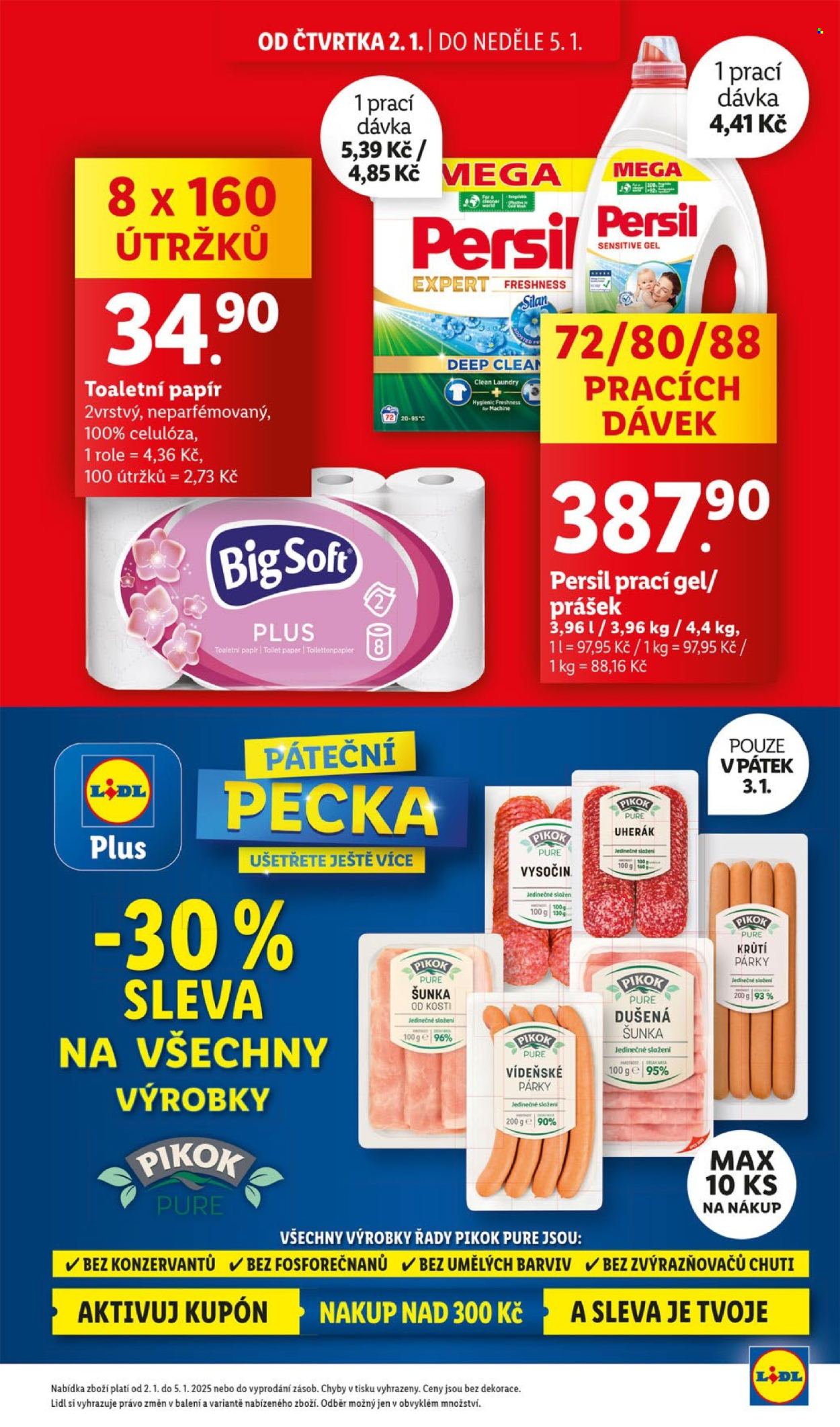 Leták Lidl - 2.1.2025 - 5.1.2025. Strana 3