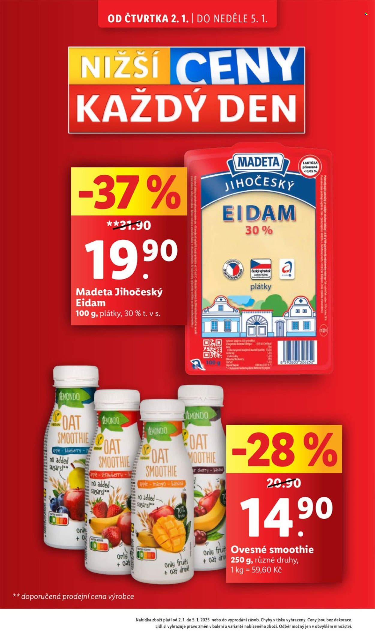 Leták Lidl - 2.1.2025 - 5.1.2025. Strana 4