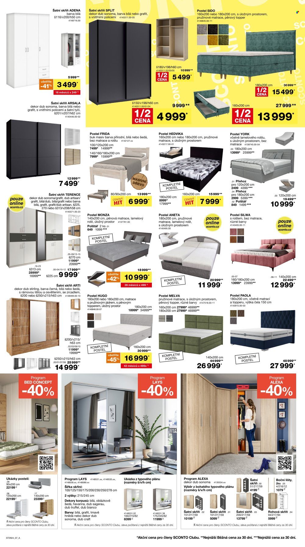 Leták SCONTO NÁBYTEK - 28.12.2024 - 21.1.2025. Strana 7