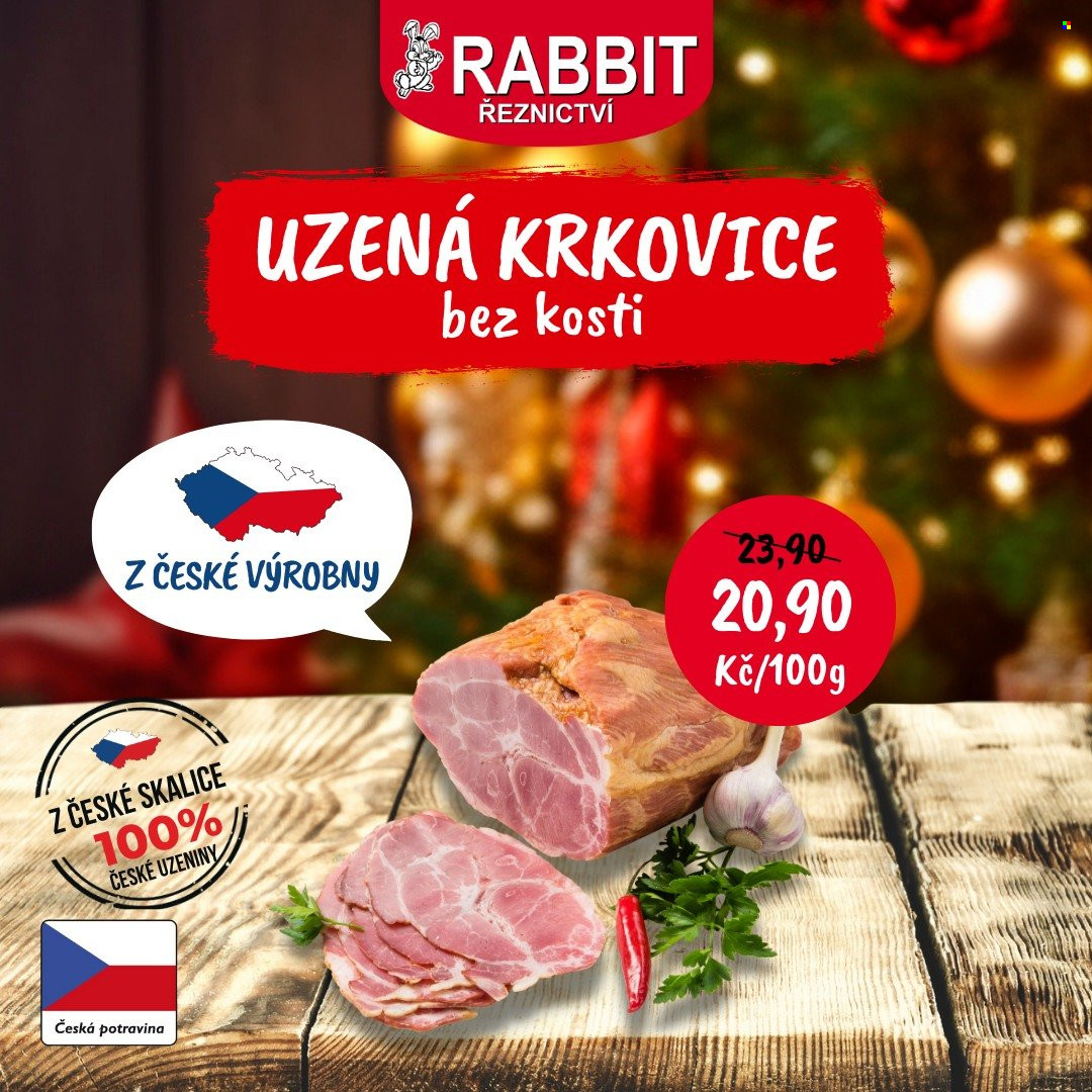 Leták RABBIT řeznictví - 27.12.2024 - 31.12.2024. Strana 2