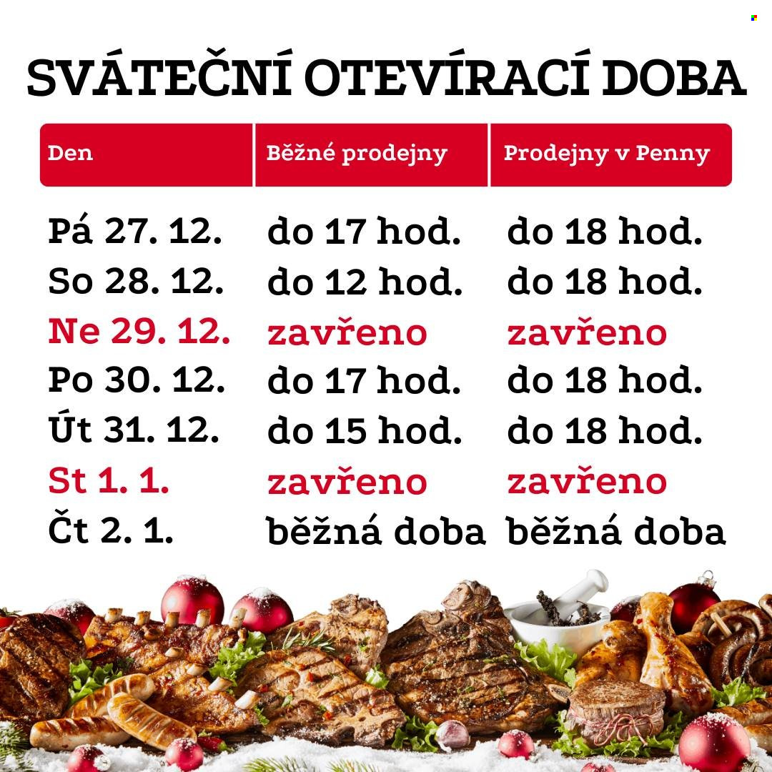 Leták RABBIT řeznictví - 27.12.2024 - 31.12.2024. Strana 4