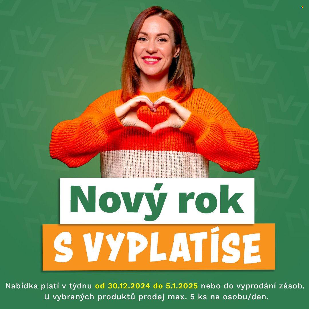 Leták Vyplatíse - 30.12.2024 - 5.1.2025. Strana 1