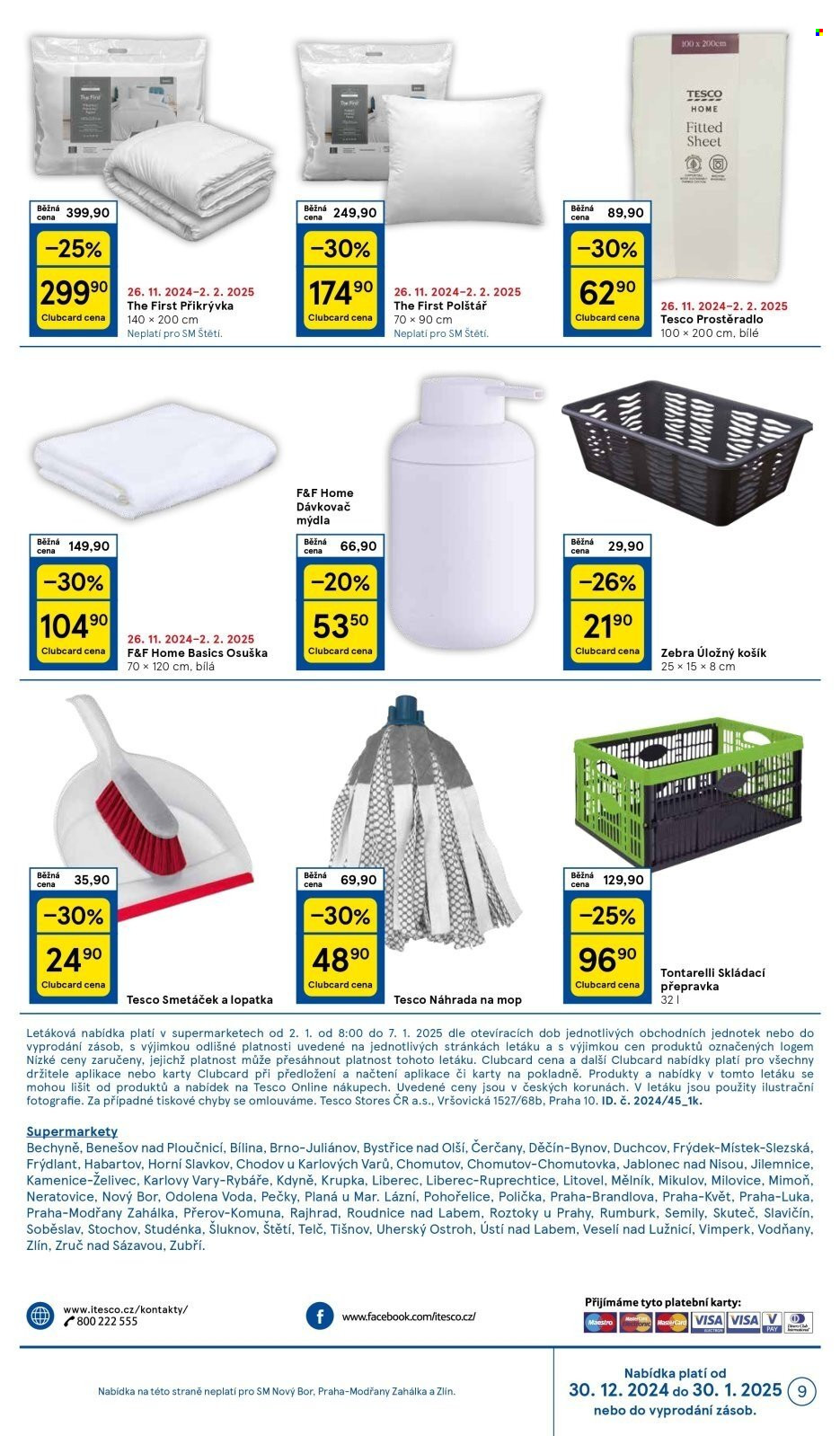 Leták TESCO supermarket - 2.1.2025 - 7.1.2025. Strana 9