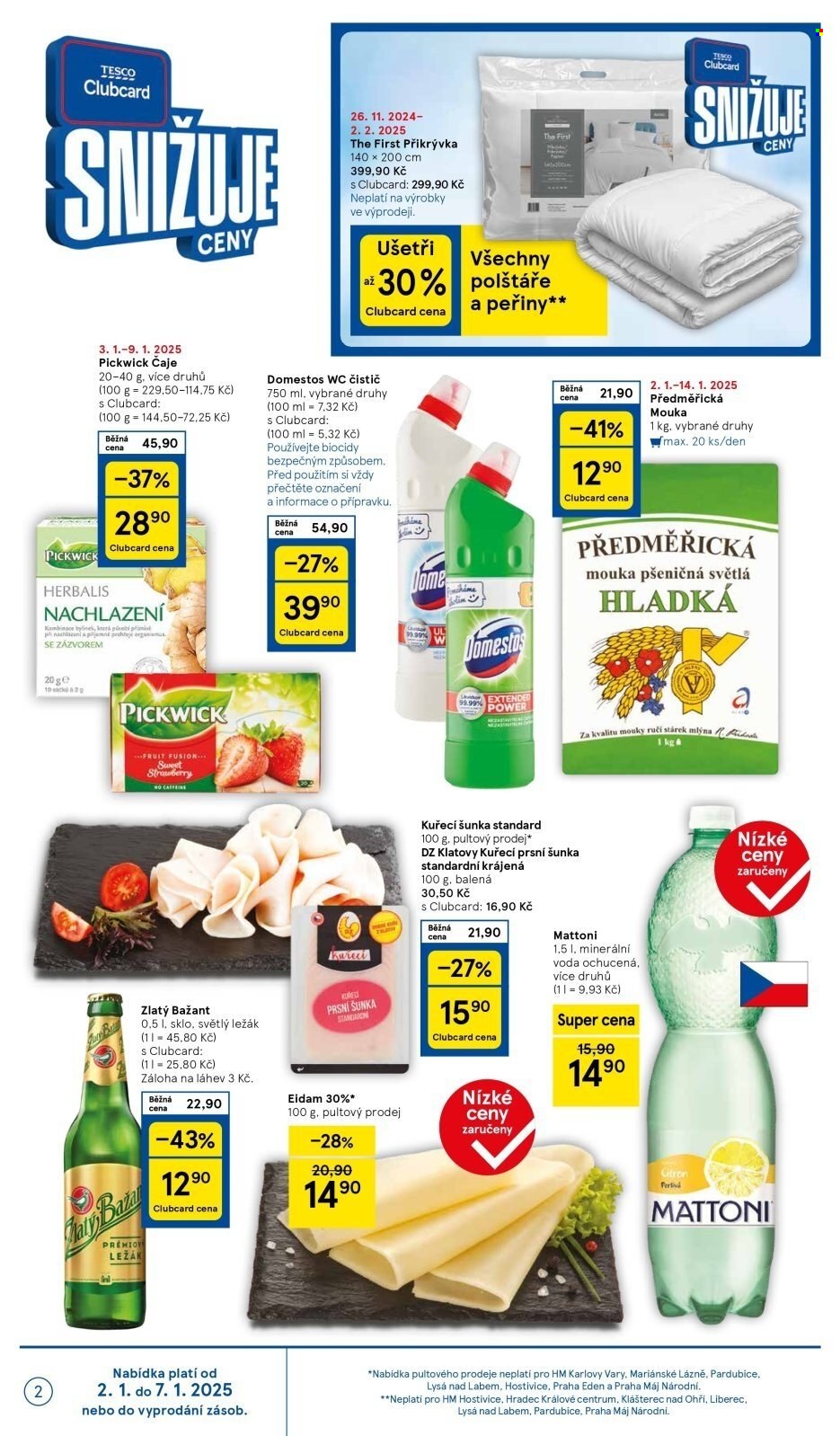 Leták TESCO - 2.1.2025 - 7.1.2025. Strana 2