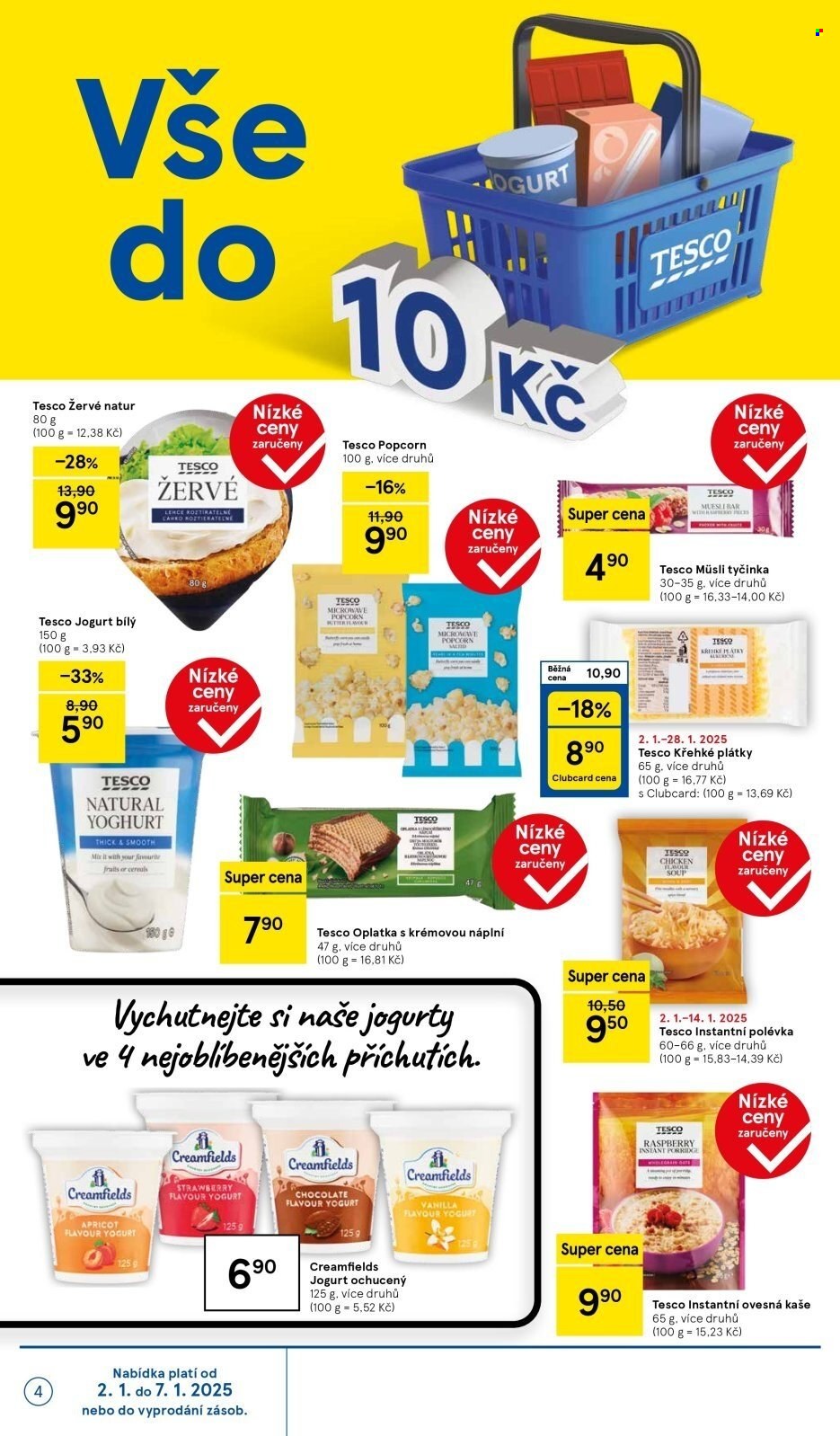 Leták TESCO - 2.1.2025 - 7.1.2025. Strana 4