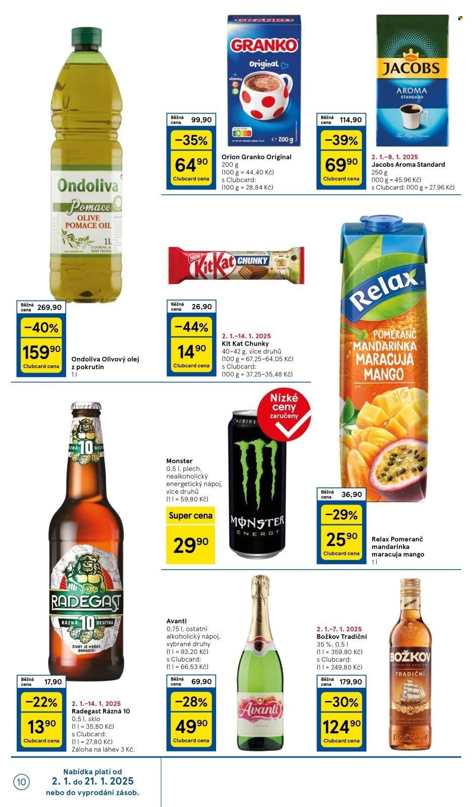 Leták TESCO - 2.1.2025 - 7.1.2025. Strana 10