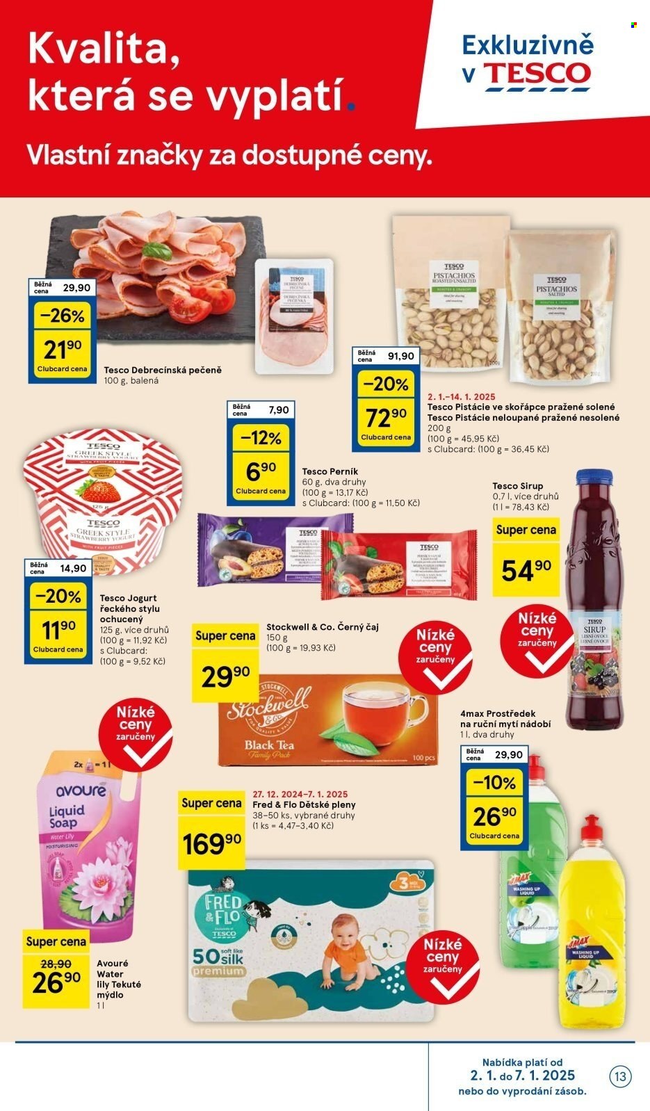 Leták TESCO - 2.1.2025 - 7.1.2025. Strana 13