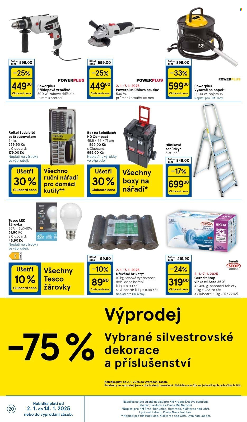 Leták TESCO - 2.1.2025 - 7.1.2025. Strana 20