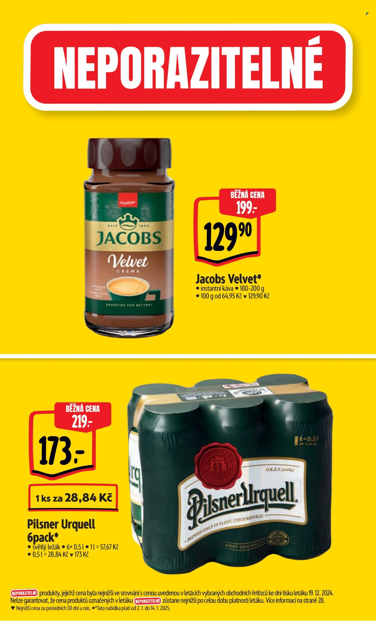 Leták Albert Hypermarket - 2.1.2025 - 7.1.2025. Strana 4