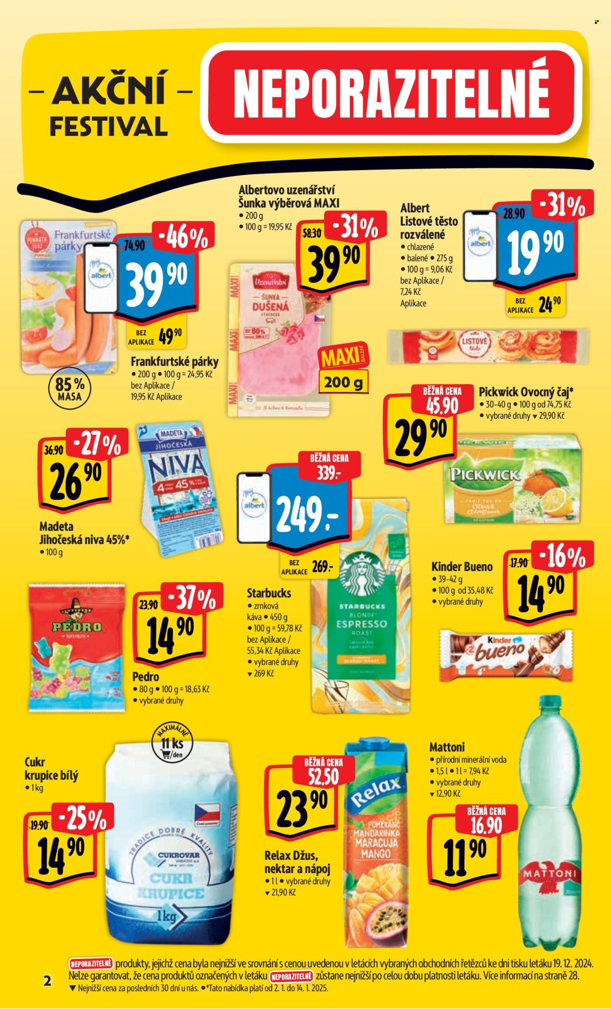 Leták Albert Hypermarket - 2.1.2025 - 7.1.2025. Strana 6