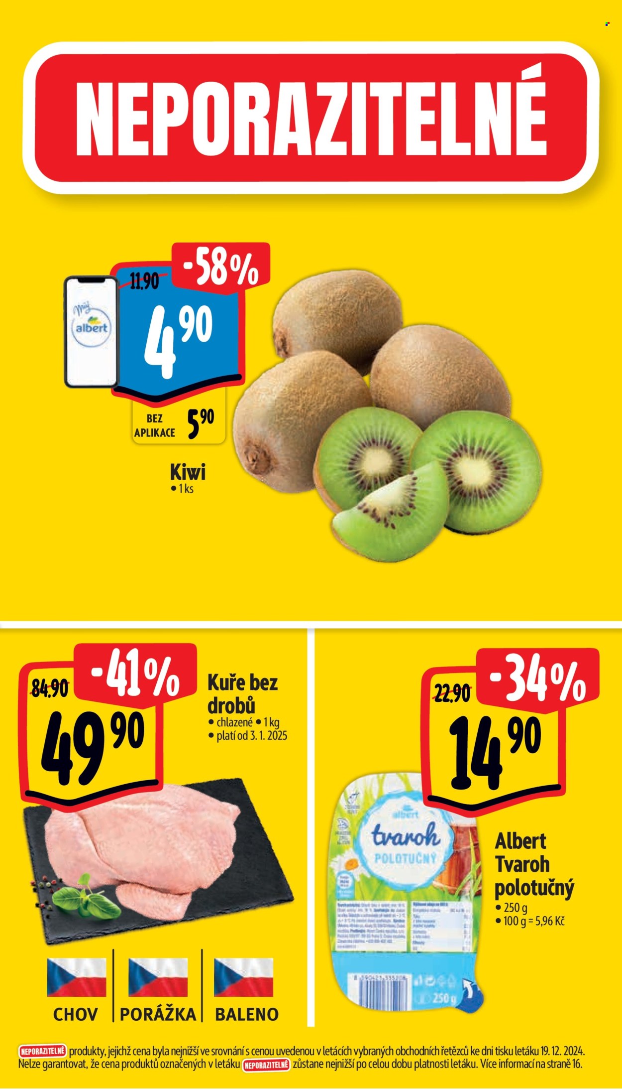 Leták Albert Supermarket - 2.1.2025 - 7.1.2025. Strana 3
