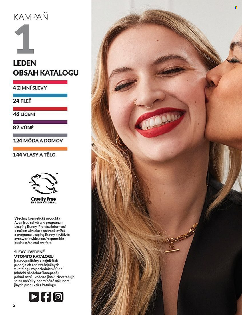 Leták AVON - 1.1.2025 - 31.1.2025. Strana 2