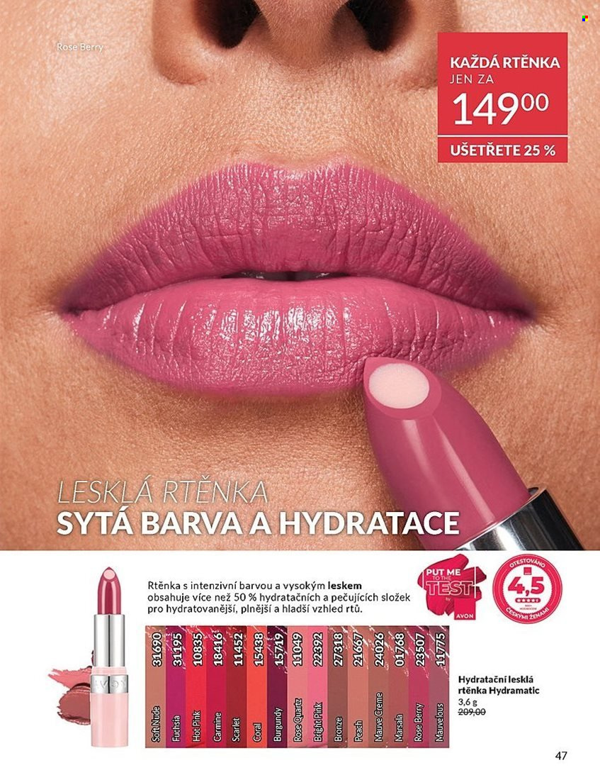 Leták AVON - 1.1.2025 - 31.1.2025. Strana 47