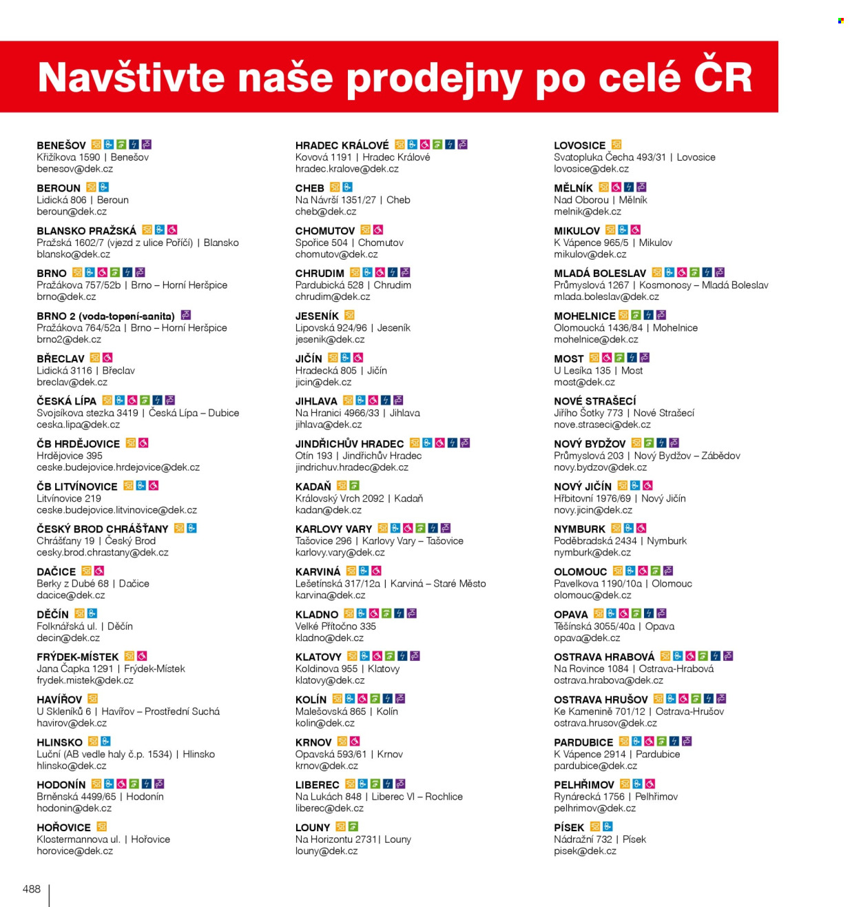 Leták DEK. Strana 490