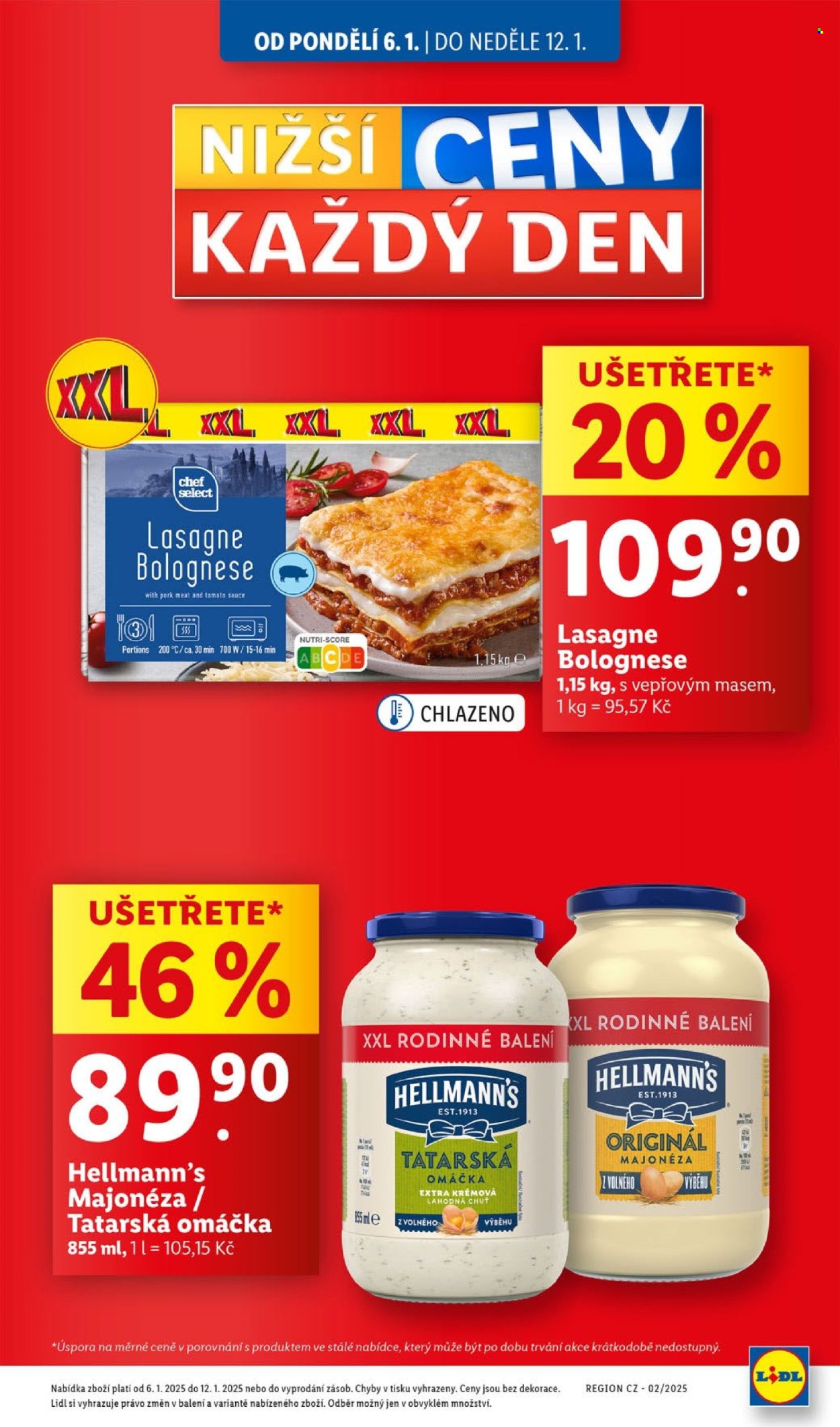 Leták Lidl - 6.1.2025 - 12.1.2025. Strana 7