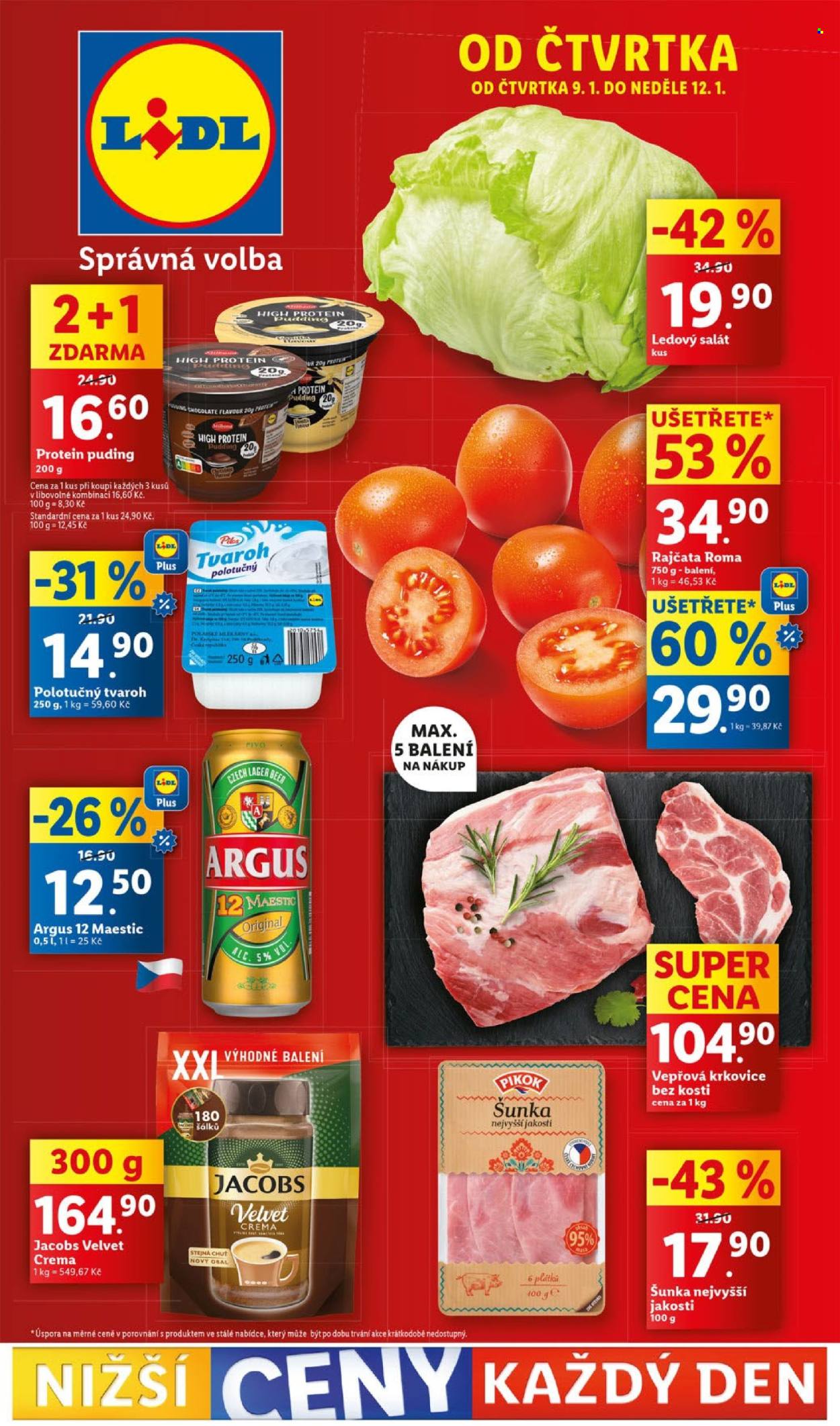 Leták Lidl - 9.1.2025 - 12.1.2025. Strana 1