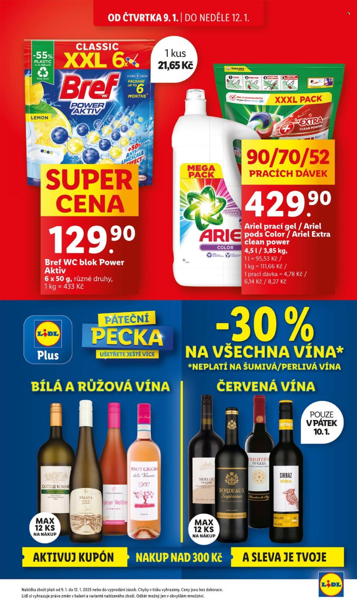 Leták Lidl - 9.1.2025 - 12.1.2025. Strana 3