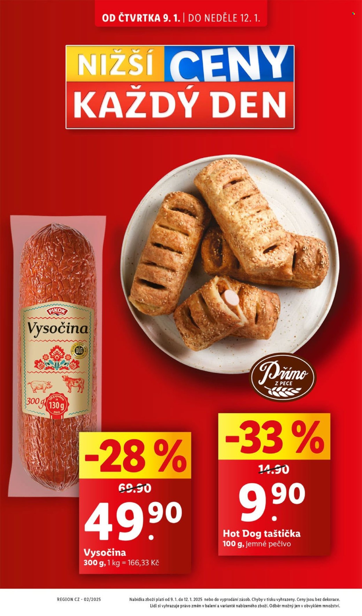 Leták Lidl - 9.1.2025 - 12.1.2025. Strana 4