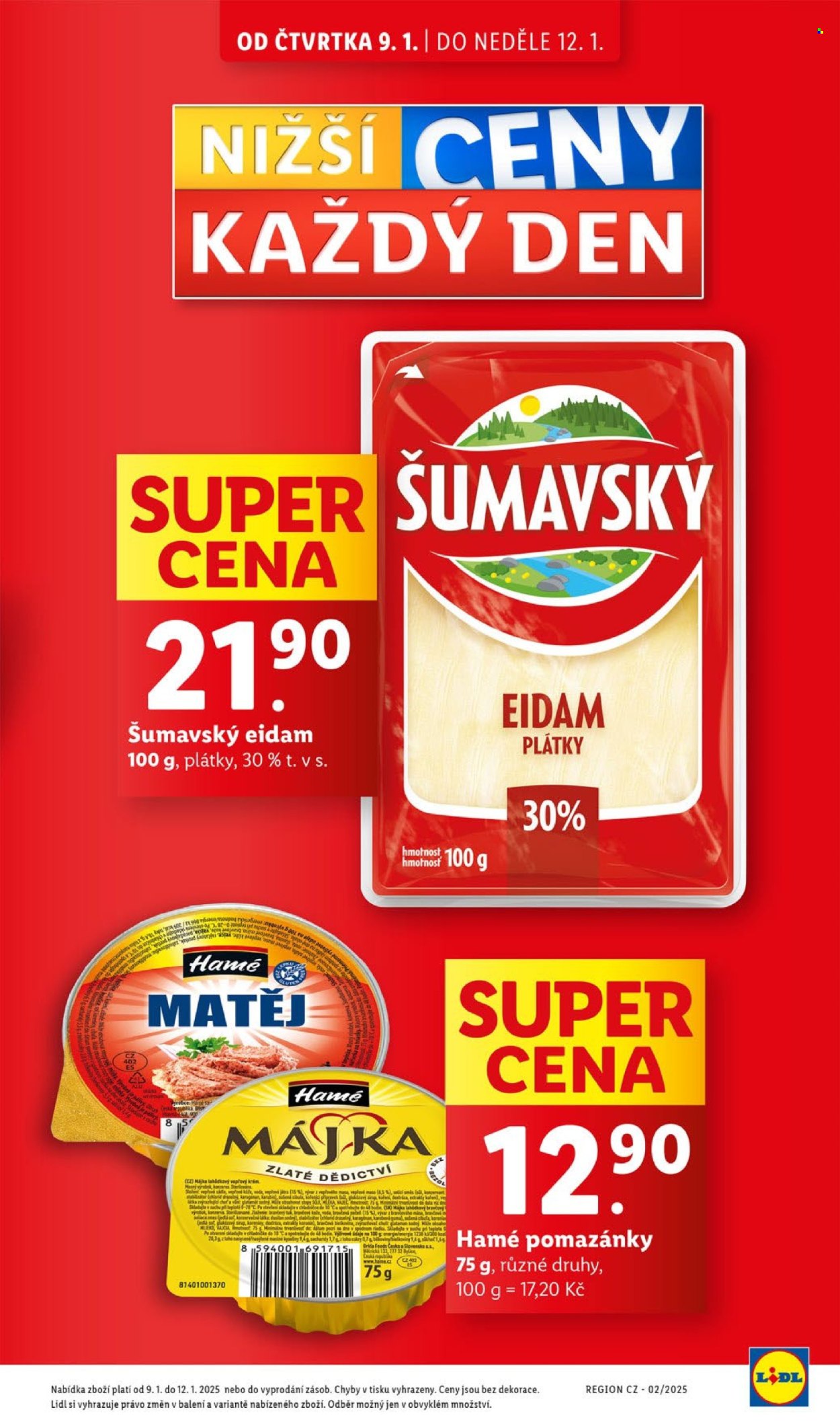 Leták Lidl - 9.1.2025 - 12.1.2025. Strana 5
