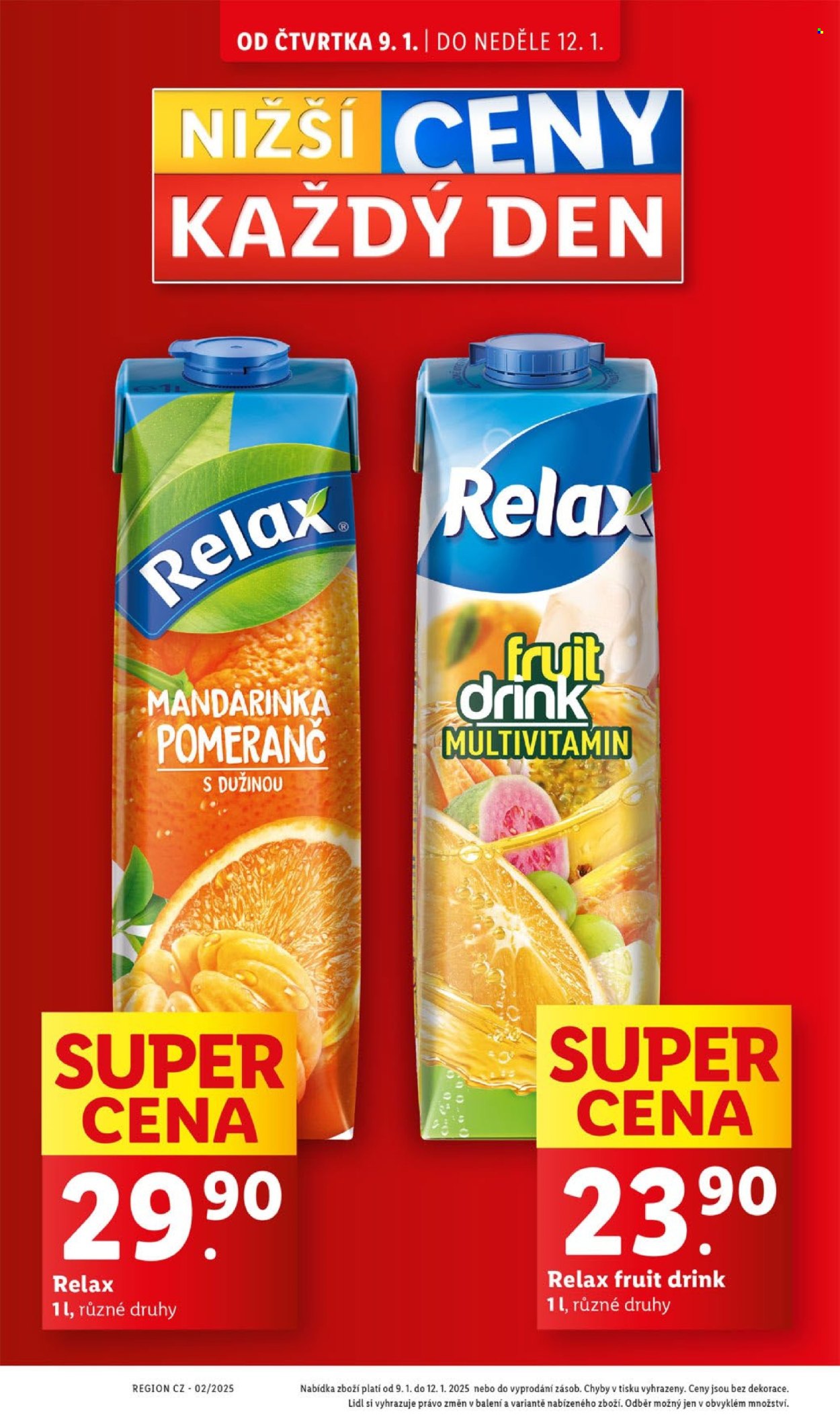 Leták Lidl - 9.1.2025 - 12.1.2025. Strana 8