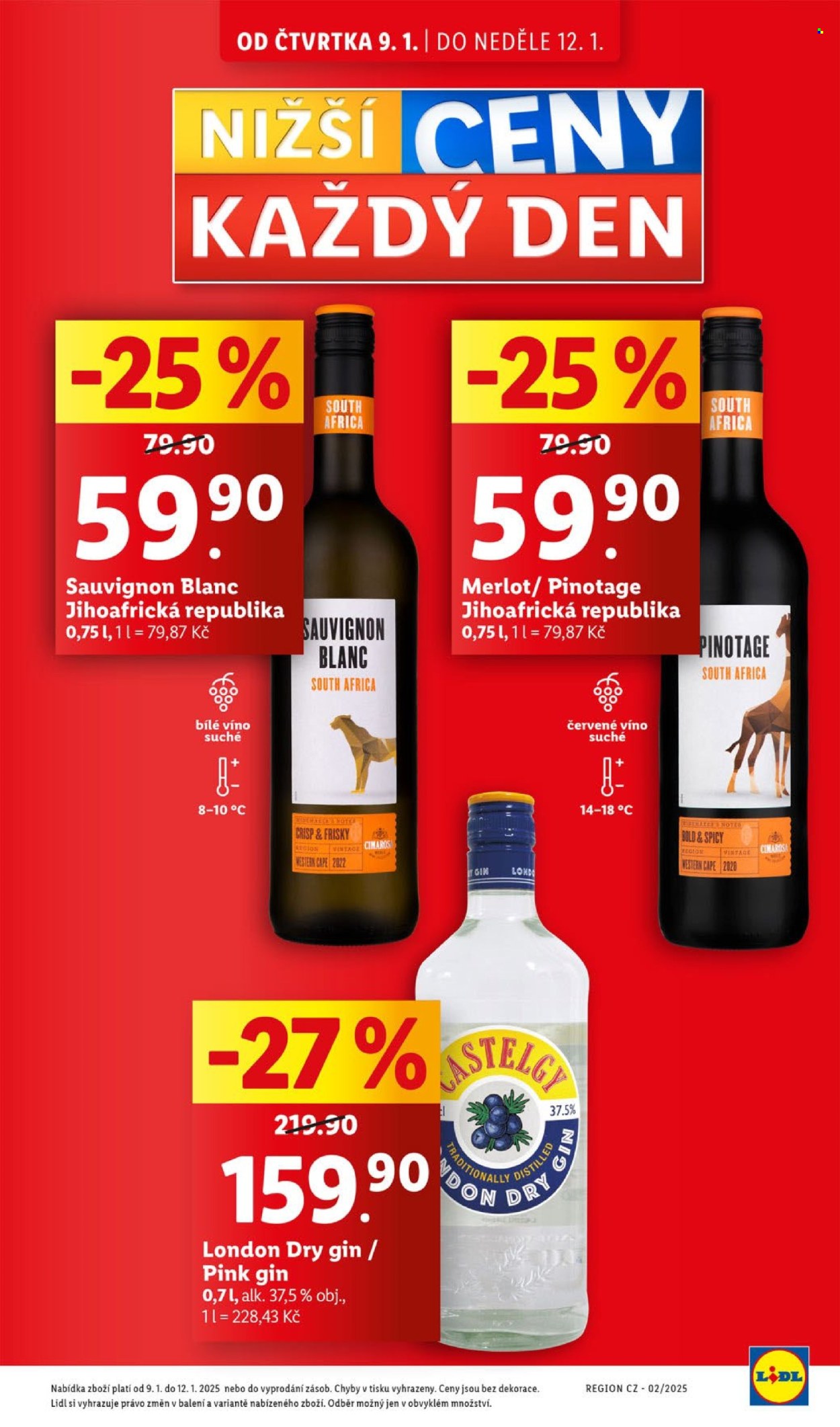 Leták Lidl - 9.1.2025 - 12.1.2025. Strana 9