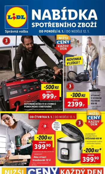 Leták Lidl - 6.1.2025 - 12.1.2025.