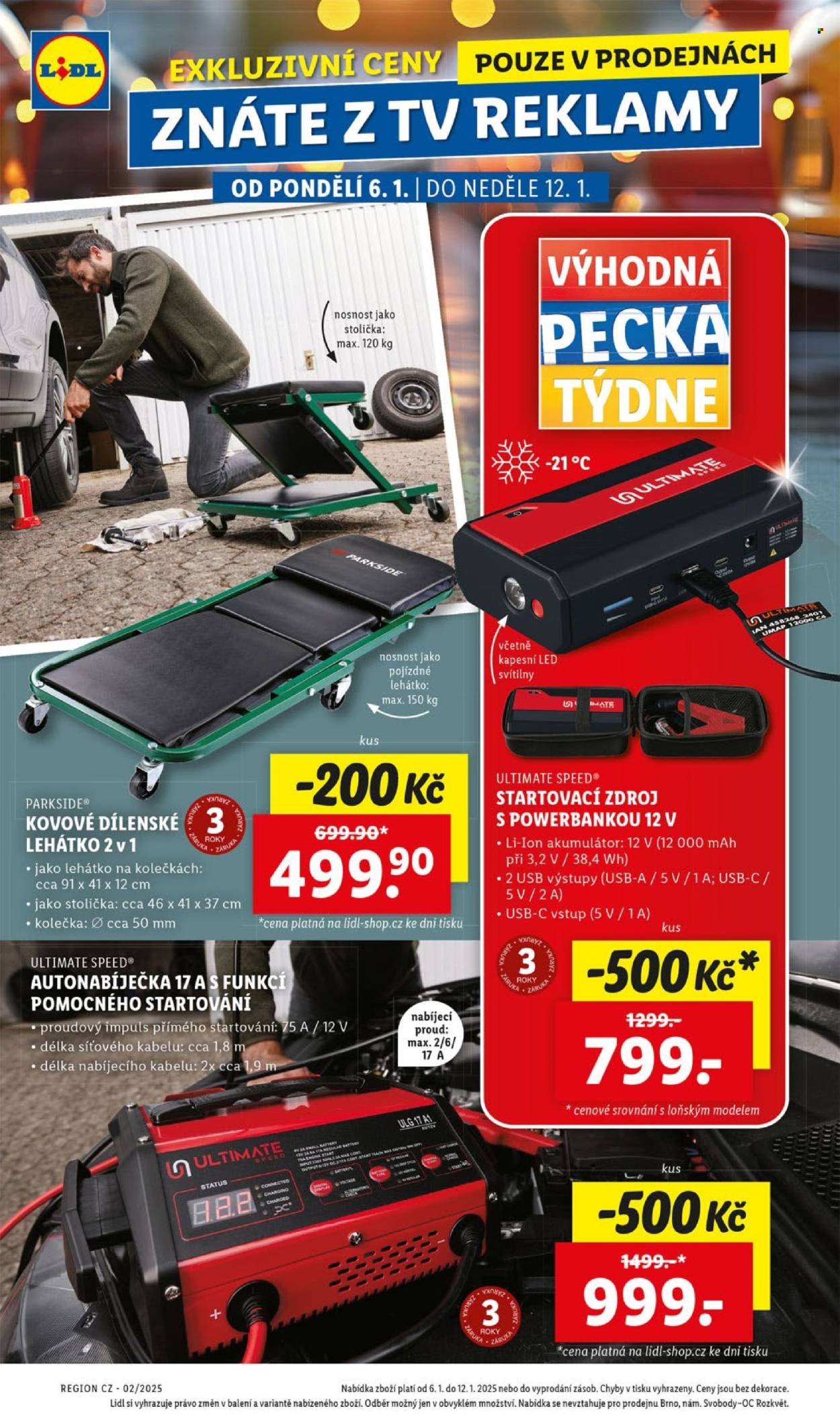 Leták Lidl - 6.1.2025 - 12.1.2025. Strana 2