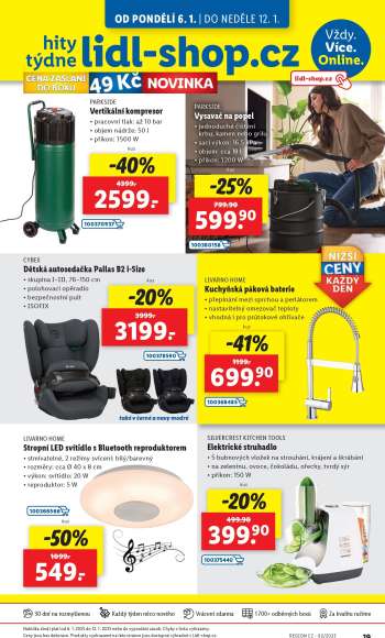 Leták Lidl - 6.1.2025 - 12.1.2025.