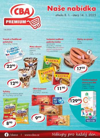 Leták CBA Premium - 8.1.2025 - 14.1.2025.