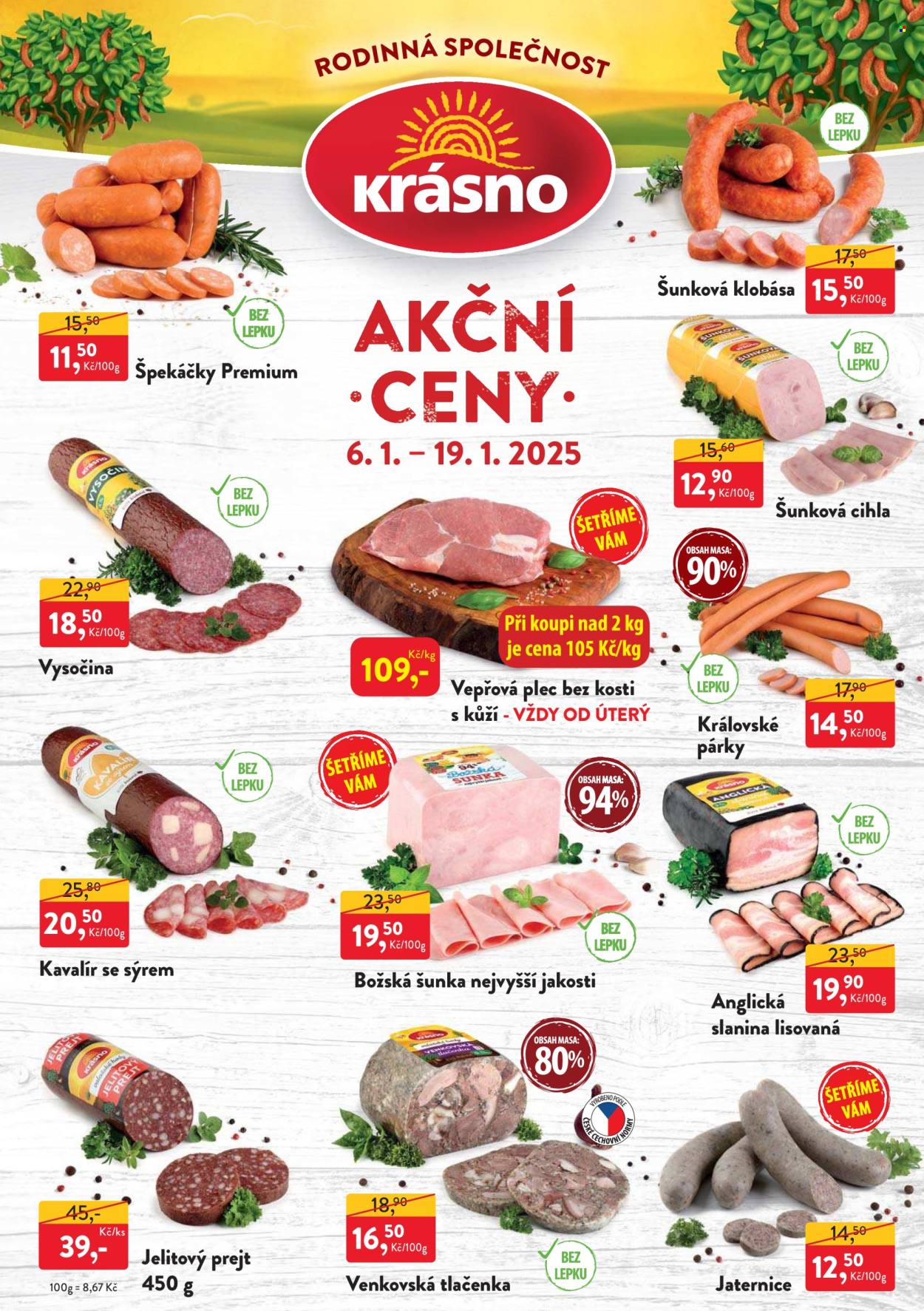 Leták MP Krásno - 6.1.2025 - 19.1.2025. Strana 1