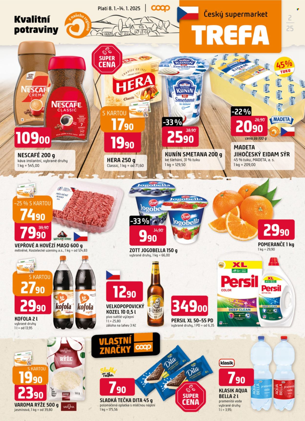 Leták TREFA coop - 8.1.2025 - 14.1.2025. Strana 1