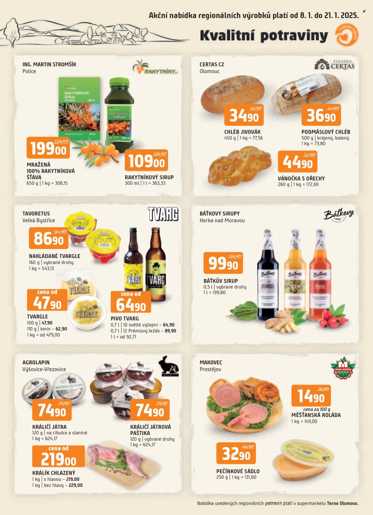 Leták coop TERNO - 8.1.2025 - 14.1.2025. Strana 16