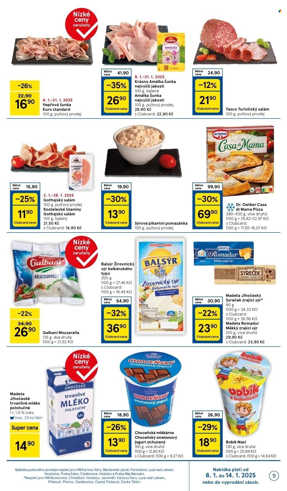 Leták TESCO - 8.1.2025 - 14.1.2025. Strana 9