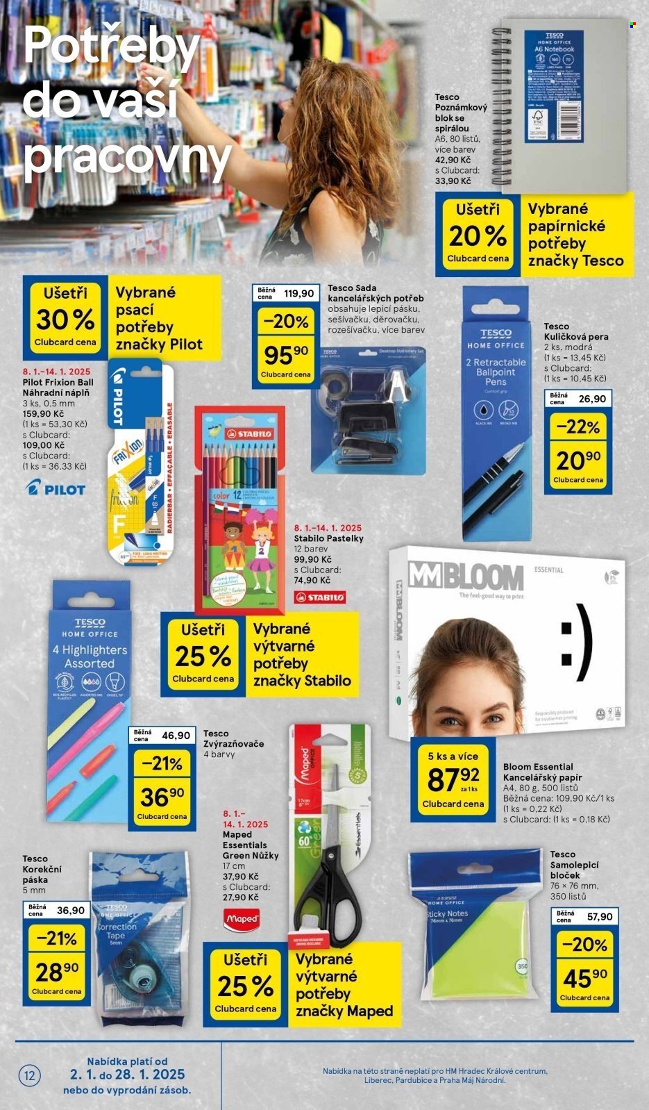 Leták TESCO - 8.1.2025 - 14.1.2025. Strana 12