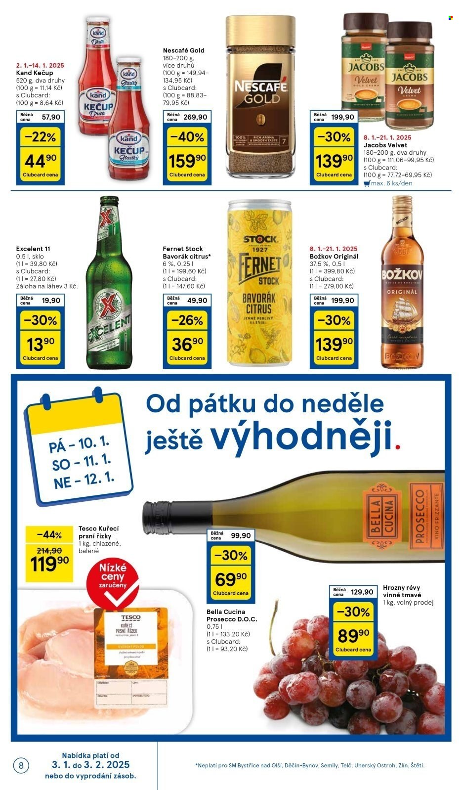 Leták TESCO supermarket - 8.1.2025 - 14.1.2025. Strana 8