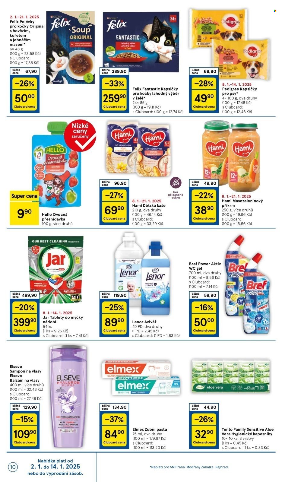 Leták TESCO supermarket - 8.1.2025 - 14.1.2025. Strana 10
