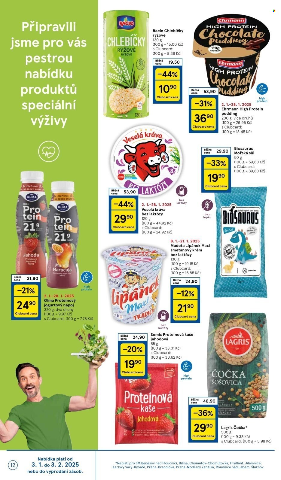 Leták TESCO supermarket - 8.1.2025 - 14.1.2025. Strana 12