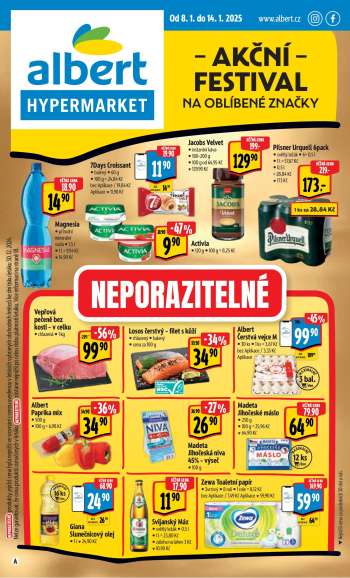 Leták Albert Hypermarket - 8.1.2025 - 14.1.2025.