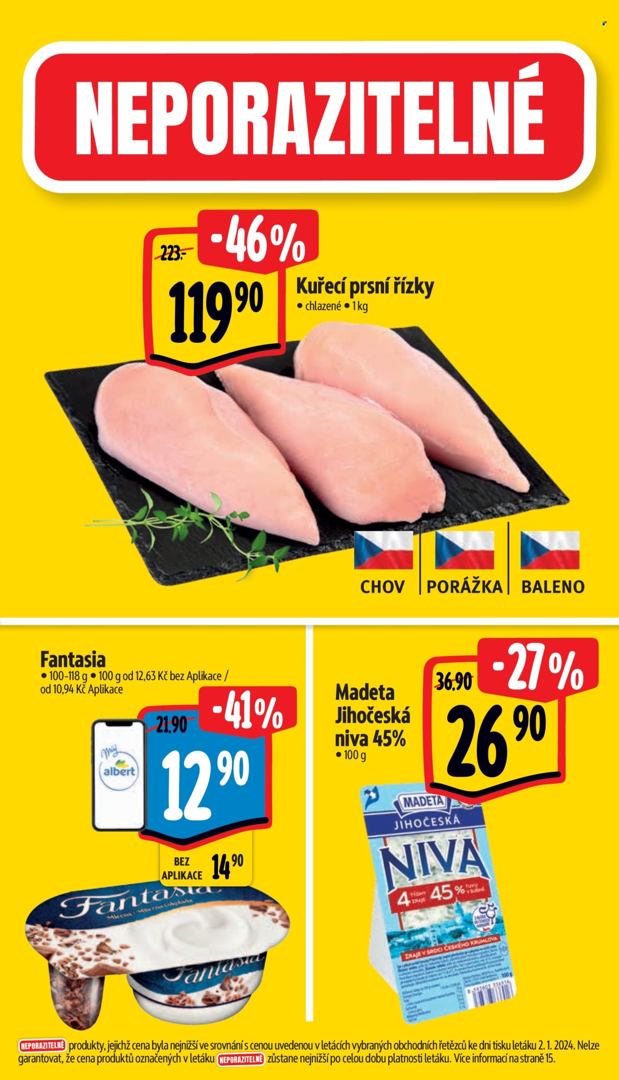 Leták Albert Supermarket - 8.1.2025 - 14.1.2025. Strana 3