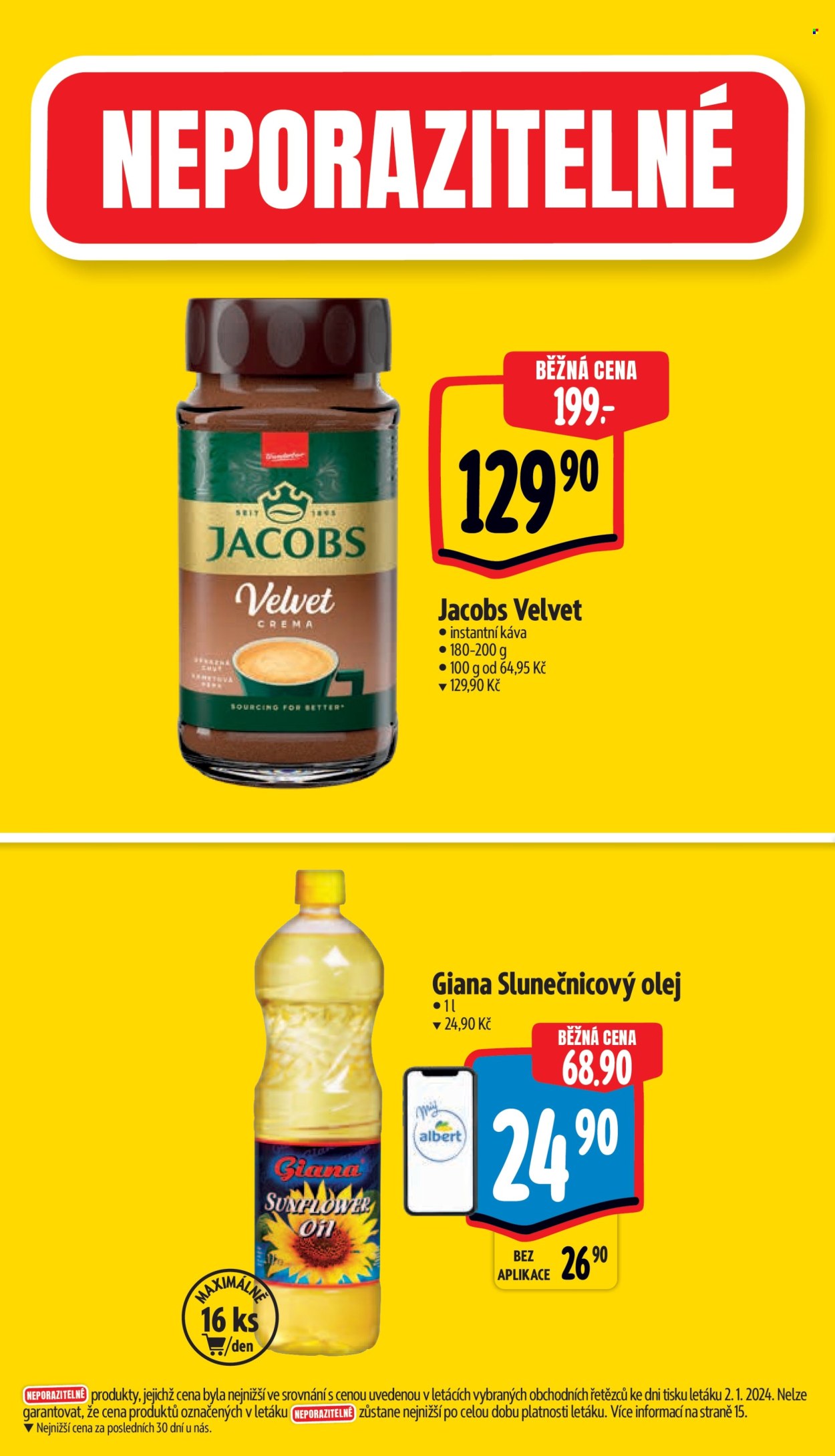 Leták Albert Supermarket - 8.1.2025 - 14.1.2025. Strana 4