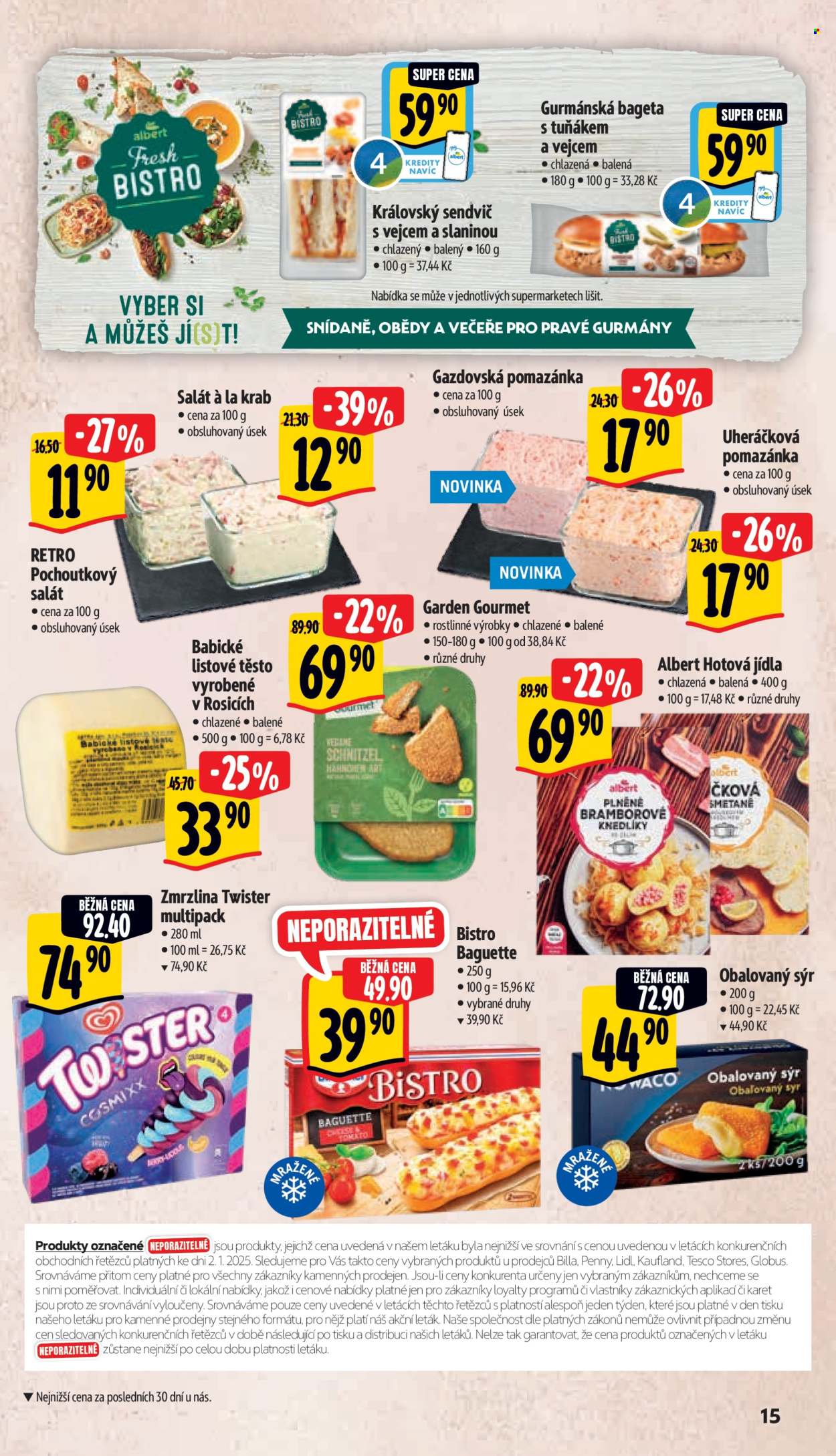 Leták Albert Supermarket - 8.1.2025 - 14.1.2025. Strana 22