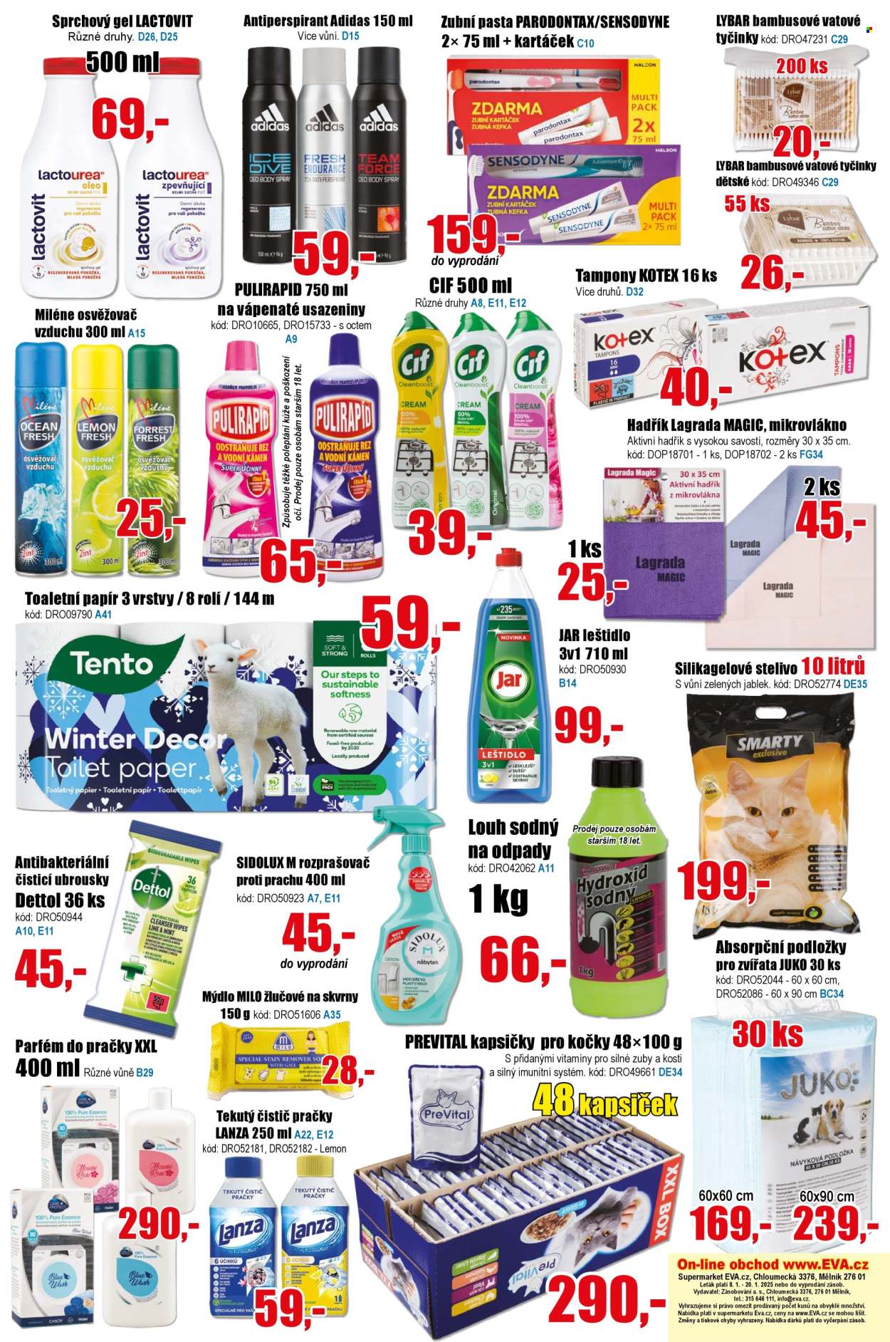 Leták EVA supermarket - 8.1.2025 - 20.1.2025. Strana 6