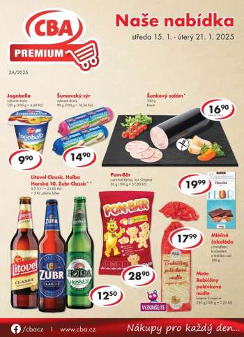 Leták CBA Premium - 15.1.2025 - 21.1.2025.