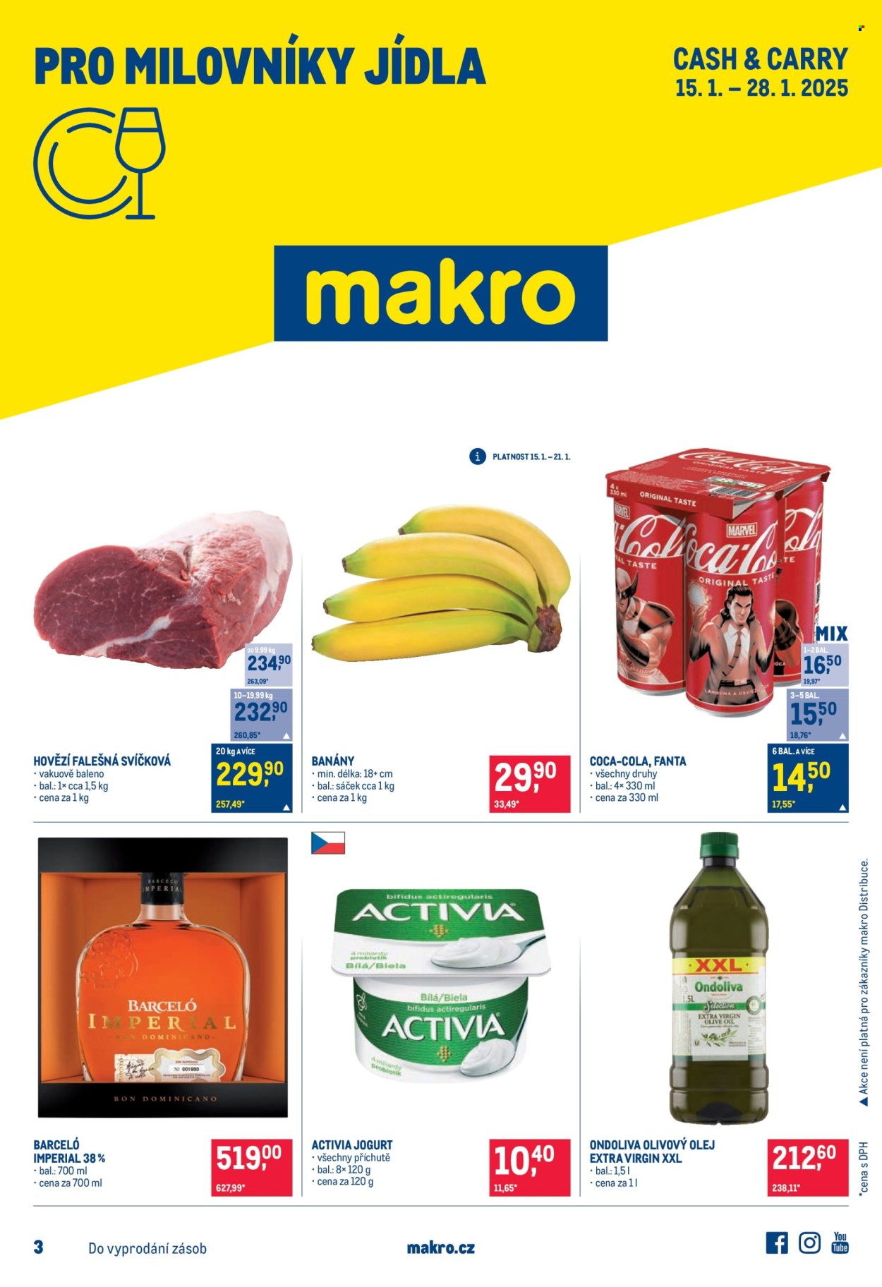 Leták MAKRO - 15.1.2025 - 28.1.2025. Strana 1