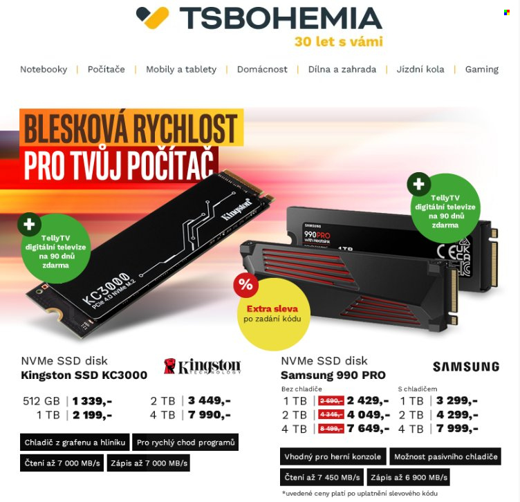 Leták T.S. BOHEMIA - 8.1.2025 - 10.1.2025. Strana 1
