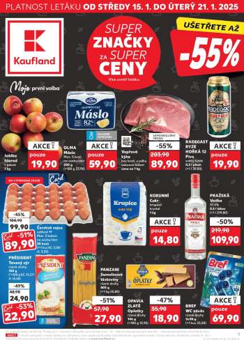 Leták Kaufland - 15.1.2025 - 21.1.2025.