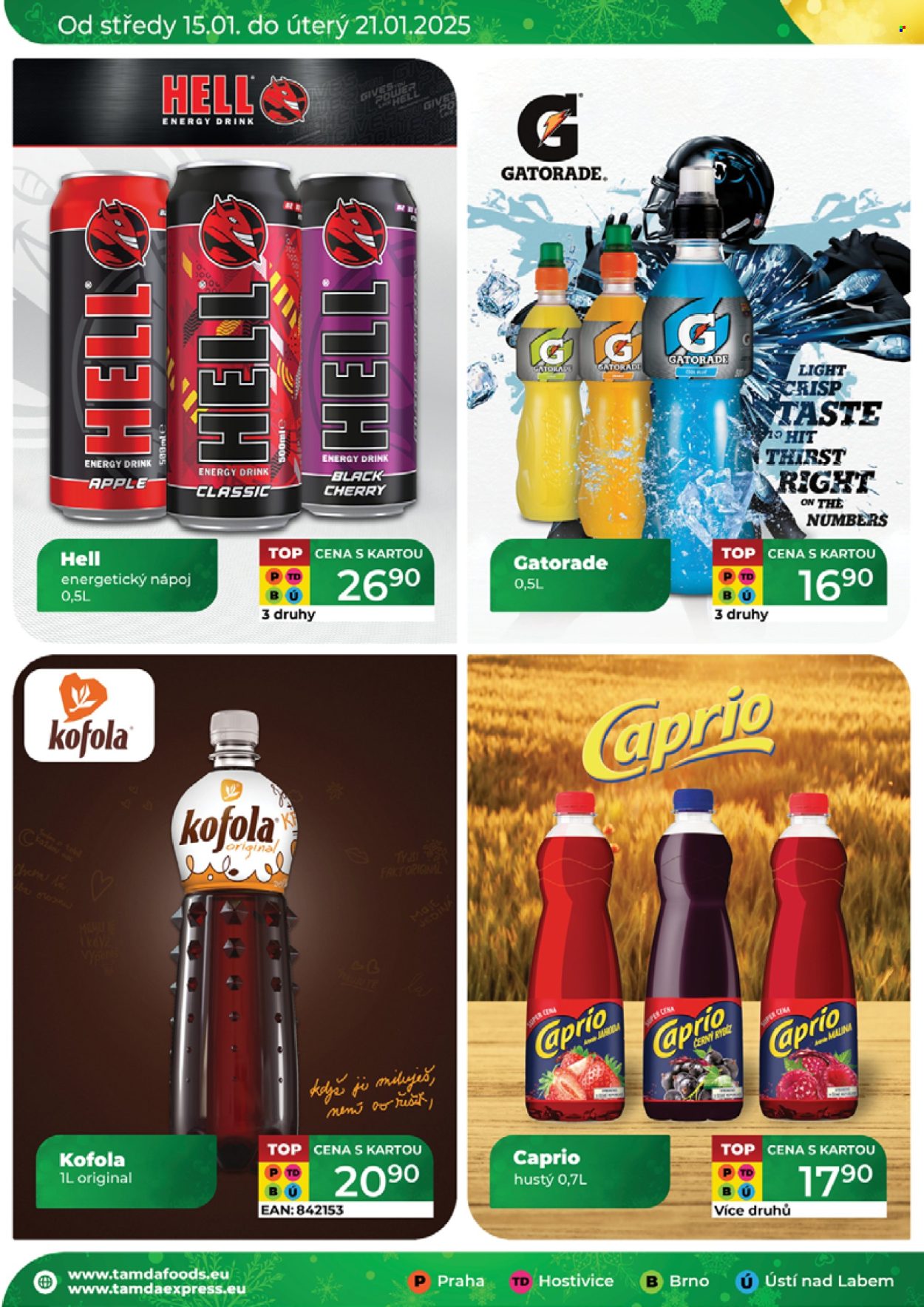 Leták Tamda Foods - 15.1.2025 - 21.1.2025. Strana 16