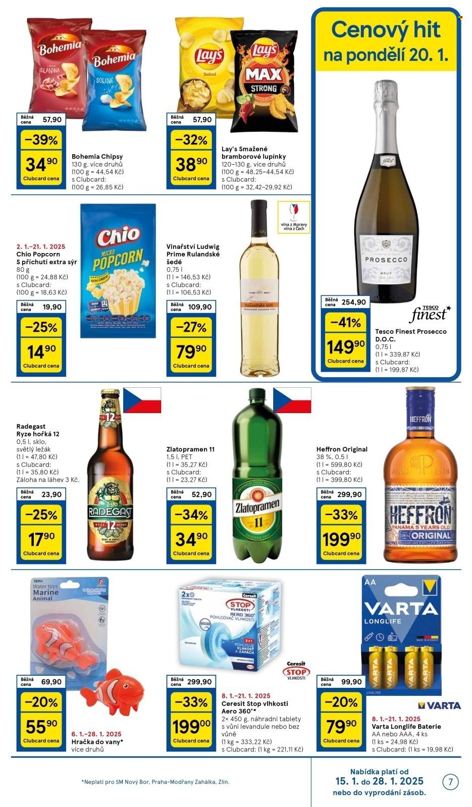 Leták TESCO supermarket - 15.1.2025 - 21.1.2025. Strana 7