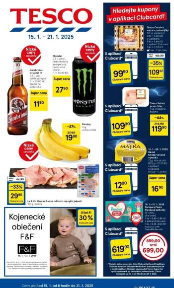 Leták TESCO - 15.1.2025 - 21.1.2025.