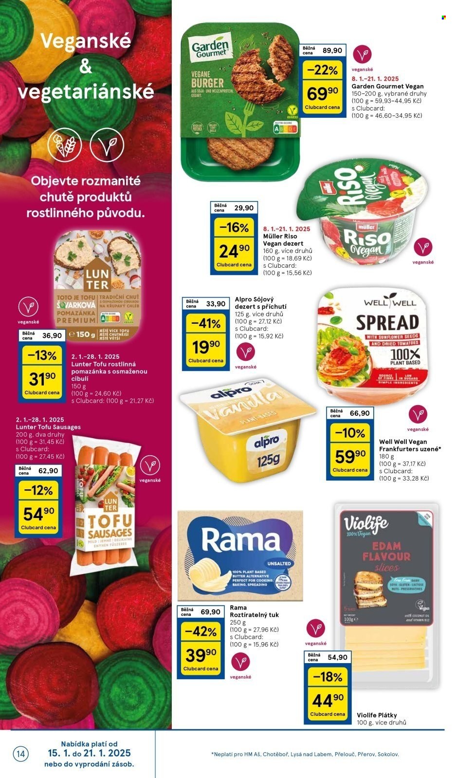 Leták TESCO - 15.1.2025 - 21.1.2025. Strana 14